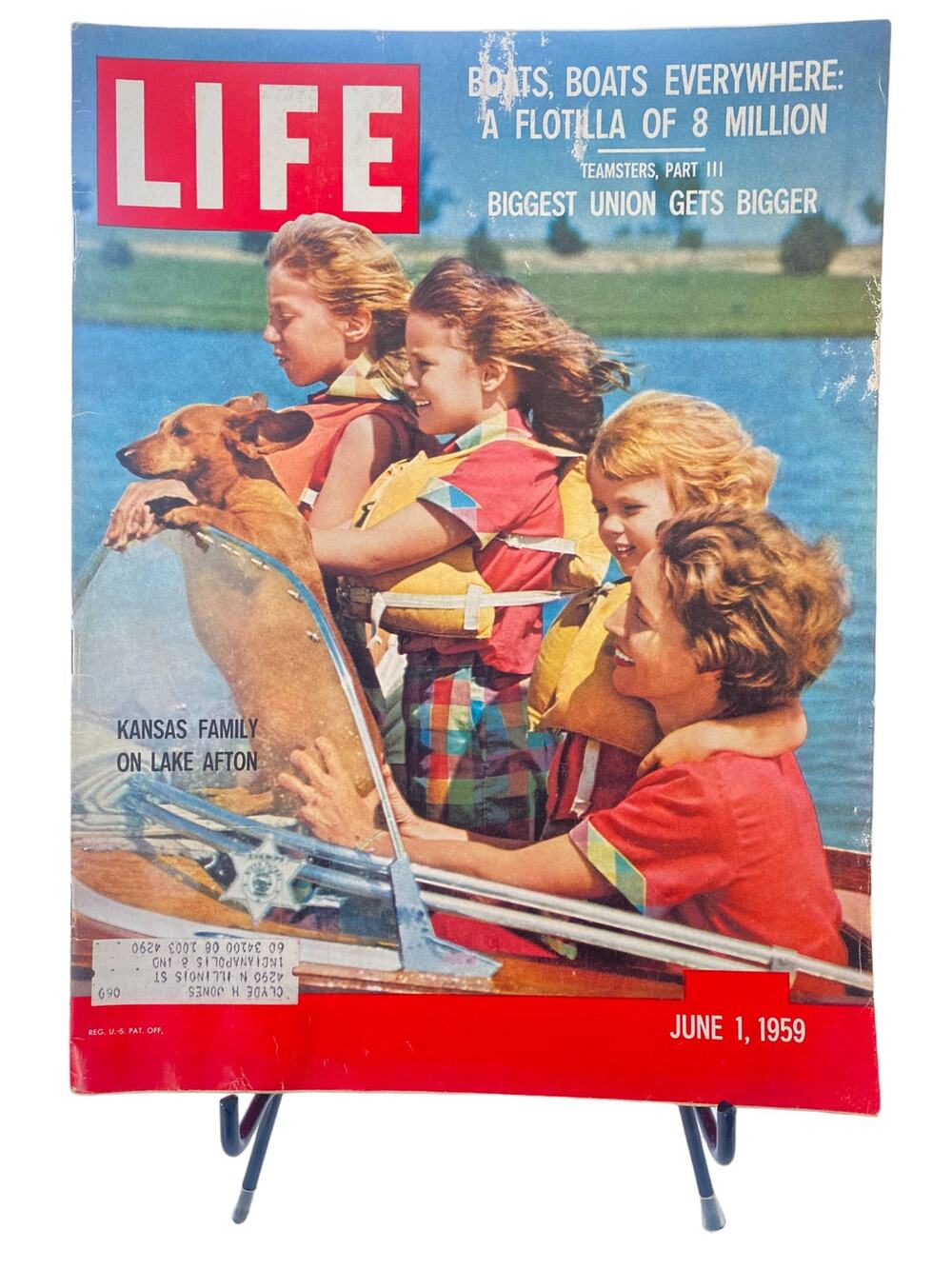 LIFE Magazine June 1 1959 Kansas Family Boating Powerboats Essay RFK Teamsters
